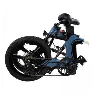 20” Quick Foldable Mini E-bike 7SP 250W Folding E-bike Z7