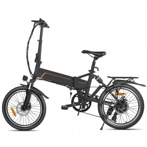 20” Mini Electric Foldable Bike 350W 7SP Folding E-bike E2007