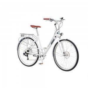28” Urban 7SP Electric City Bike For Lady CL007D