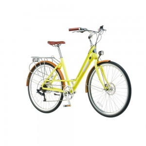 28” Urban 7SP Electric City Bike For Lady CL007D